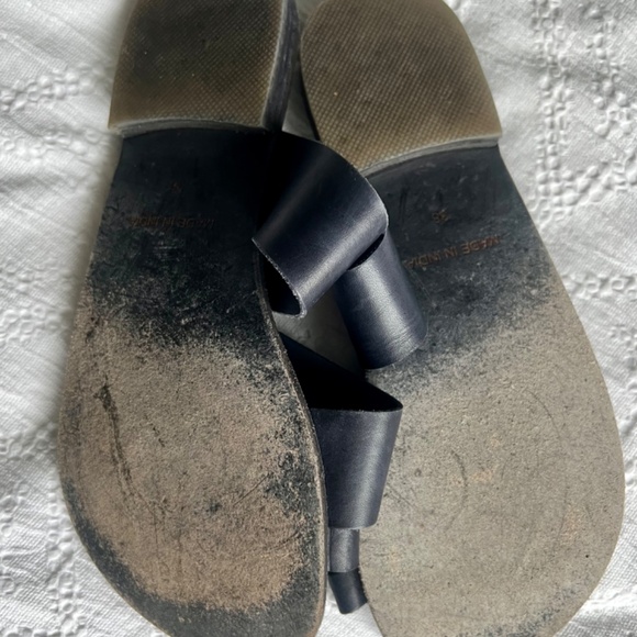 Free people black leather sandal - Picture 4 of 4